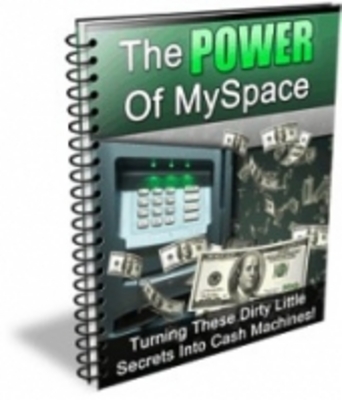 Product picture The Power Of MySpace 