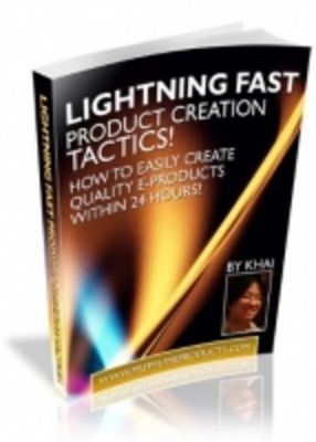 Product picture Lightning Fast Product Creation Tactics 